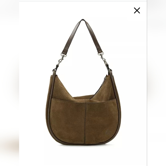 Patricia Nash Beautiful Brown Suede Hobo Bag with Tassels - Picture 15 of 15